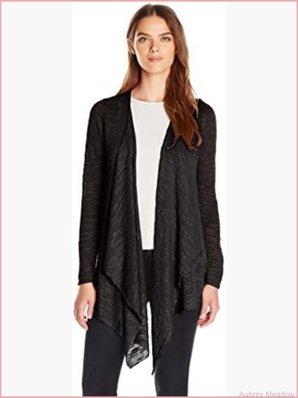 Women's Long Sleeve Open Knit Cardigan Sweater